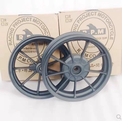 Motorcycle wheel hub Period Zx34 35 Period - 9-claw-black-front-disc-and-rear-drum