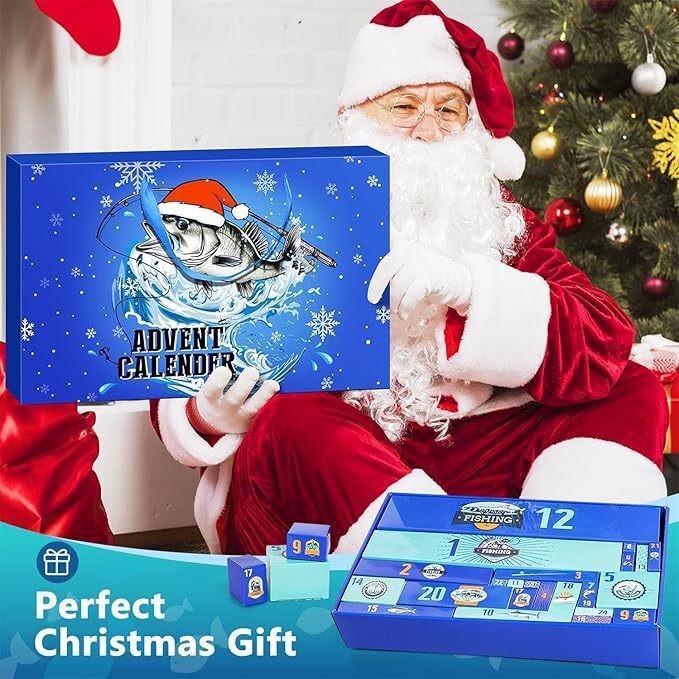クロスボーダー新品釣りセットアウトドア釣り道具用品DIY父の日クリスマスカウントダウンブラインドケースバッチ|undefined