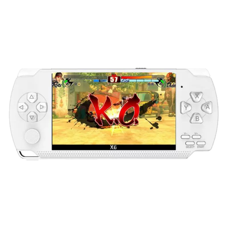 アップグレードされた X6 外国貿易ハンドヘルド PSP ゲームコンソール 4.3inch カラースクリーン 128 ビットアーケード GBA 子供のおもちゃ FC ハンドヘルドコンソール|undefined