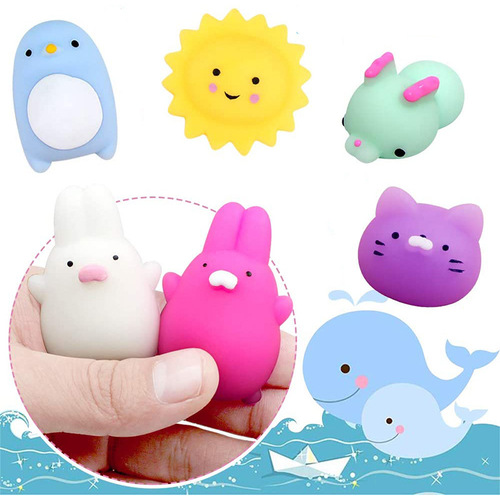 Cute TPR soft rubber animal dumplings, Mochi Squishy decompression artifact, street stall small toys wholesale