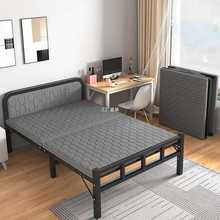 折叠床单人家用简易床加床1.2米加固午休小床出租屋成人硬板铁床