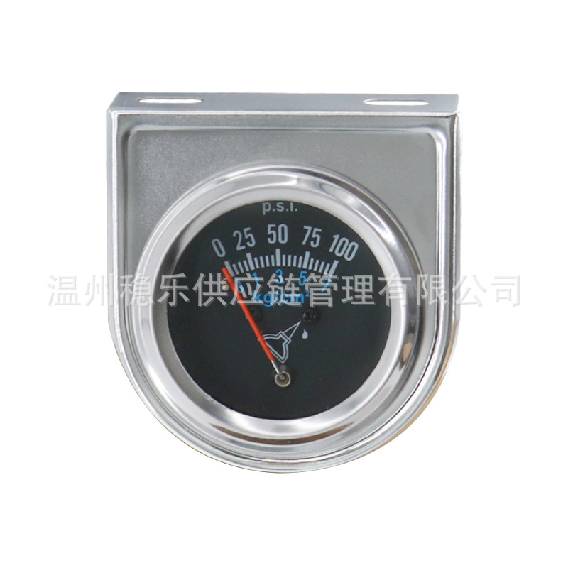 Oil Pressure Gauge 0-100Psi/0-7Kg/Cm2 Universal Mechanical Oil Pressure Gauge Robust Instrument