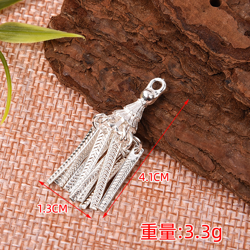 苗疆民族风头饰发夹复古苗银流苏步摇汉服古风战国袍边夹发饰品女|undefined