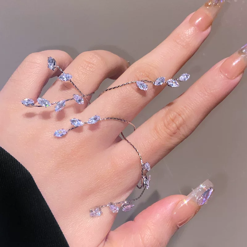 (Cross-border trading), fashionable bracelet with zircon stainless steel, trend universal accessory, simple and elegant design