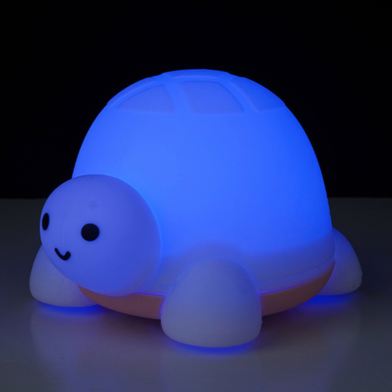 Animales de dibujos animados descomprimidos luces nocturnas transfronterizas de silicona luces de atmósfera interior dormitorio sensación avanzada cabezal de cama carga con dormido