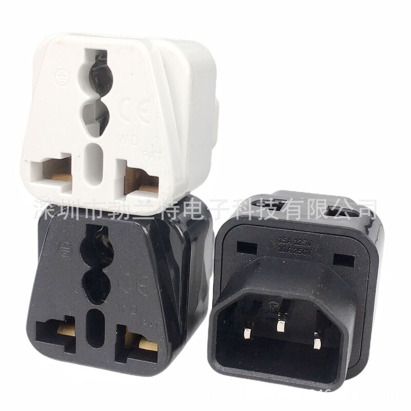 Computer PDU dedicated conversion plug UPS server IEC320-C14 one to two conversion plug C13 socket Computer PDU dedicated conversion plug UPS server IEC320-C14 one to two conversion plug C13 socket