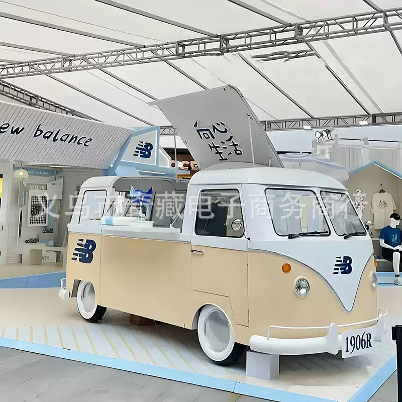 Customized internet-famous mobile milk tea and coffee cart, food vending cart, cold drink and ice cream cart, multi-functional food stall cart Customized internet-famous mobile milk tea and coffee cart, food vending cart, cold drink and ice cream cart, multi-functional food stall cart