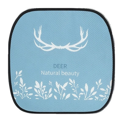 Car Seat Cushion Single Piece Summer Cooling Pad Cartoon Car Cushion Single Seat Pad Universal for All Seasons Ice Silk Three-Piece Set Seat Cushion (Modelə uyğun (Original) oturacaq örtükləri) - 1-piece-in-the-front-row-flower-antlers-default