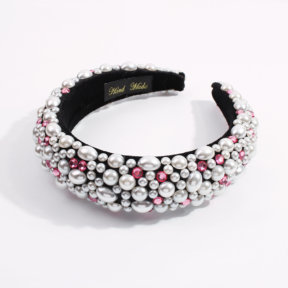 Baroque Exaggerated Resin Headband display picture 6