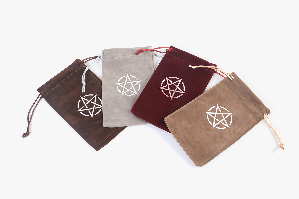 Velvet Tarot And Oracle Card Storage Bag With 8 Colours_voghion.com