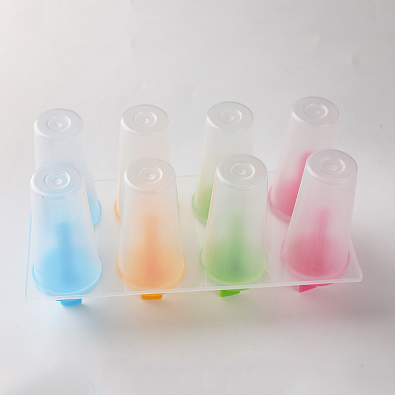 Molde de helado de dibujos animados molde de paleta conejo fruta paraguas molde de helado DIY cuatro grupos seis grupos cubo de hielo