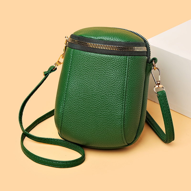 Mobile Phone Bag 2025 New Model High-End Texture Stylish Versatile Zipper Niche Design Cross-Border Trend Crossbody Bag Women's Bag