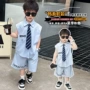 夏季新款无袖男童衬衫