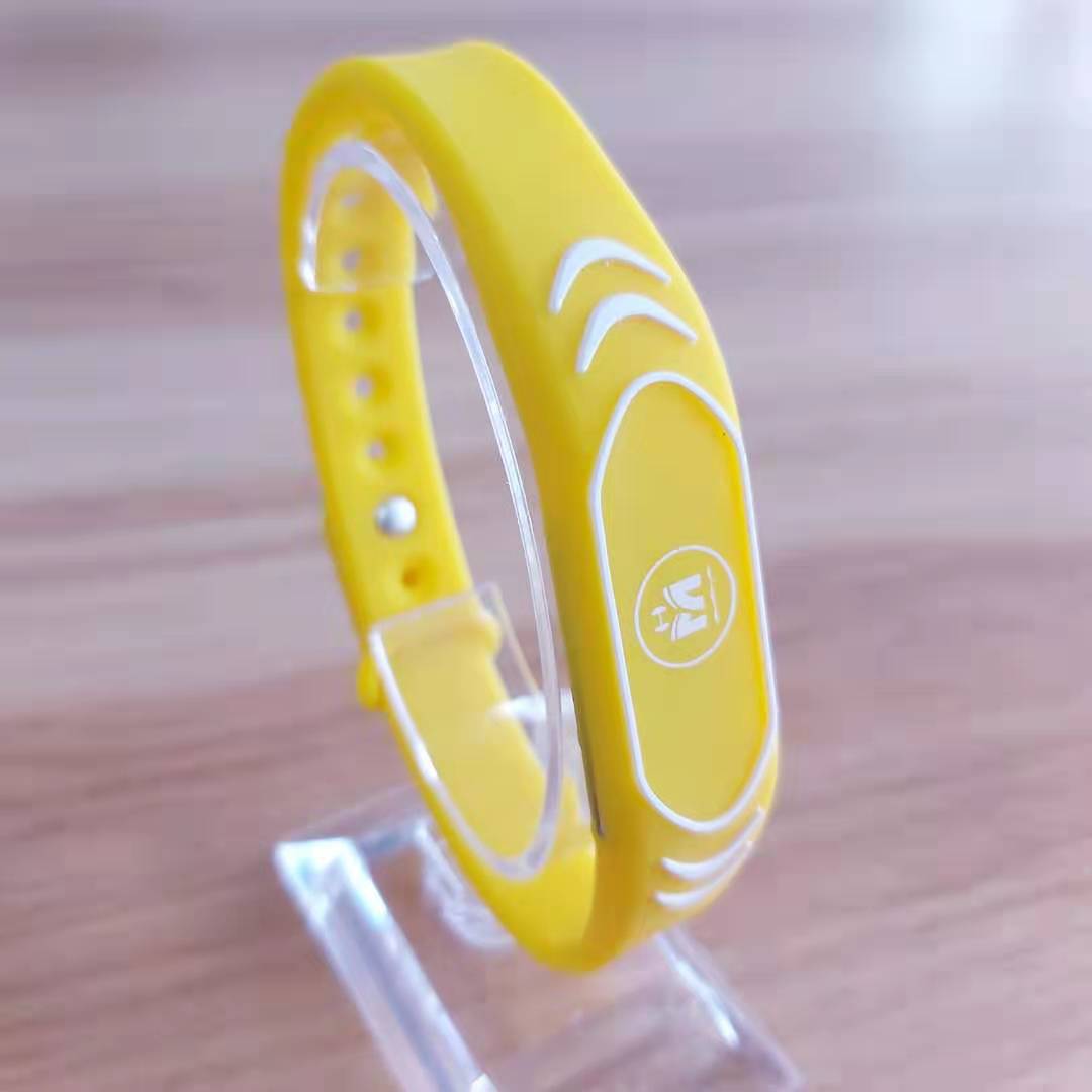 厂家直销Mifare Ultralight C硅胶腕带Mifare EV1芯片手环制作