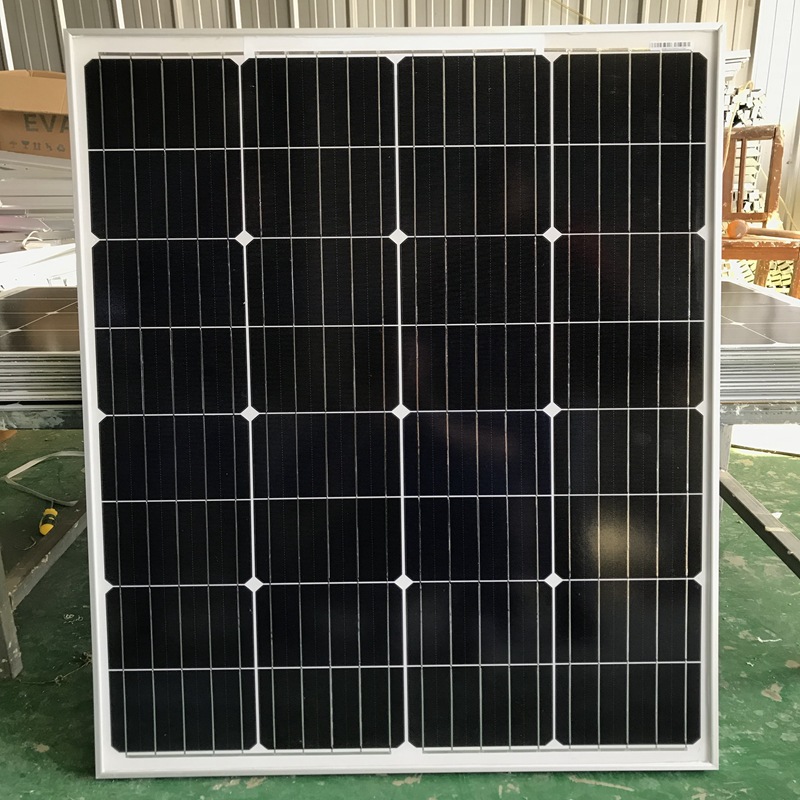 全新单晶硅100W太阳能板发电板电池板18V光伏发电系统充电12V家用