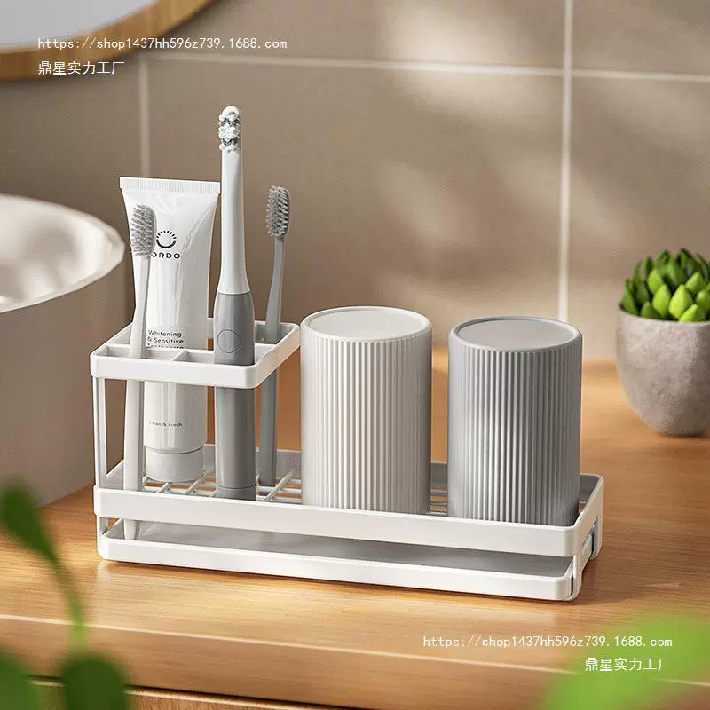 Mouthwash, set, toothbrush, storage system, simple and elegant design