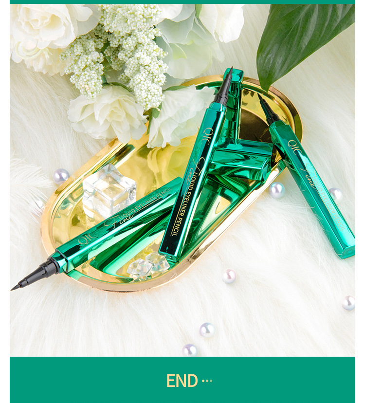 Beauty waterproof and non-smudging eyeliner pen for beginners, smooth and slender eyeliner liquid pen, cosmetics wholesale factory direct sales undefined