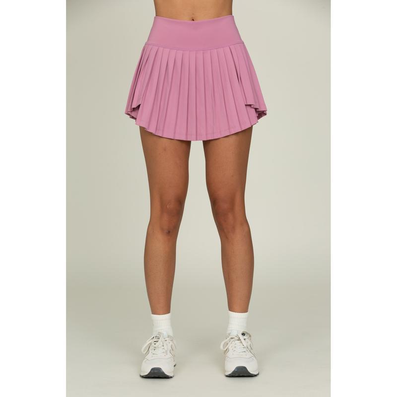 I 24061 High Waist Pleated Sport Skirt High-waisted pleated sports skirt