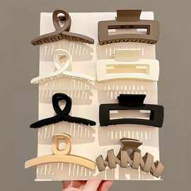 开学礼物送女生抓夹大号后脑勺鲨鱼夹高颜值盘发发卡头发夹子头饰