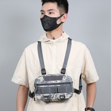 跨境港风军迷马甲包机能胸包潮流战术挎包跑步徒步登山包便携背包