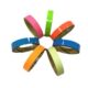 Color luminous tape staircase fire warning tape stage floor stickers self-luminous PET fluorescent light storage tape