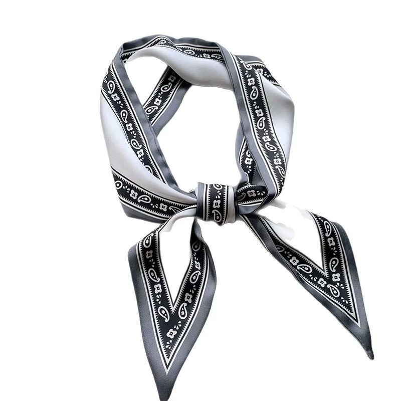 Retro silk bag, headband, high quality tie, thin weaving
