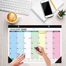 今恒2026年挂历欧美多国假期挂历挂墙历英文日历