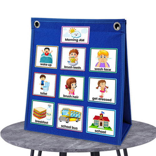 Kids Visual Schedule Daily Work Schedule Kids Visual Schedule Calendar