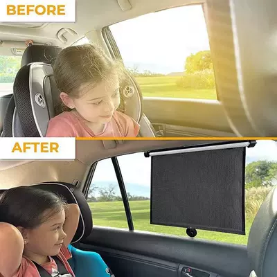 Roll-Up Style Suction Cup – Sun shade