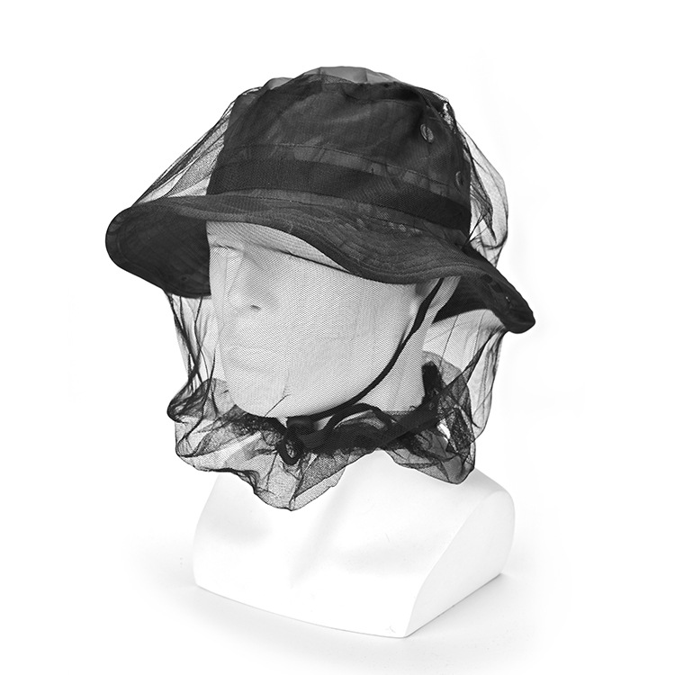 Sombrero anti-mosquito sombrero de pesca de los hombres cubierta de la cara protector solar máscara de malla transpirable pesca nocturna al aire libre a prueba de insectos apicultura sombrero anti-abeja
