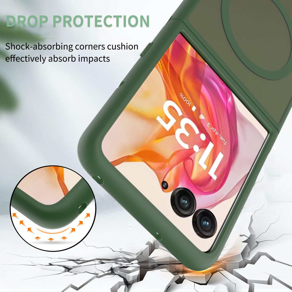 Adecuado para Moto Razr Ultra 2025 Silver Shield Fentor Magnético 2 en 1 Funda para teléfono móvil Funda protectora plegable