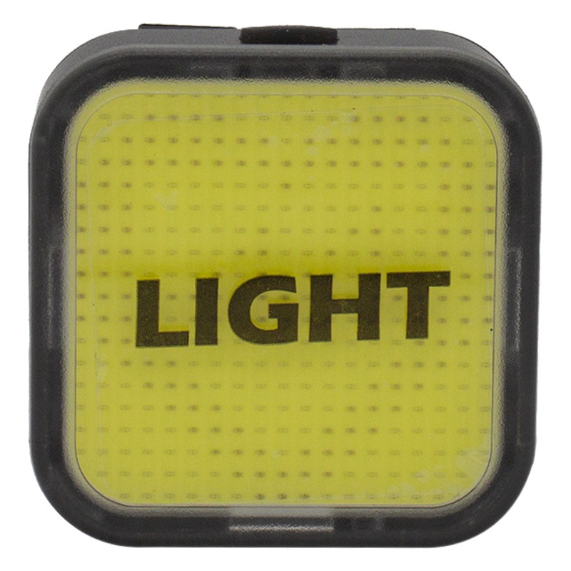 Transfronterizo nuevo impermeable al aire libre bicicleta de montaña luz de advertencia multifuncional aleación de aluminio recargable mini luz de la bicicleta