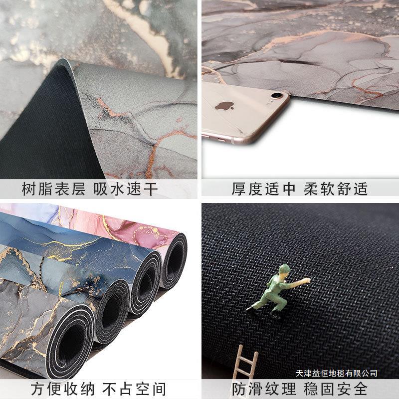 Alfombra de piso absorbente de baño de mármol antideslizante de secado rápido alfombra de piso alfombra de baño