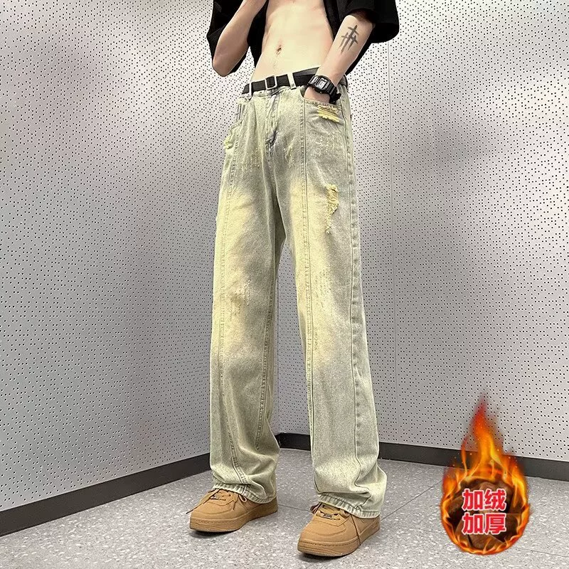 Черные летние джинсы, брюки, oversize, свободный прямой силуэт
