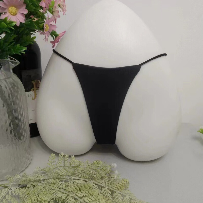 New Style Temptation T-string Women's One-piece Satin Invisible Fitness One-piece Women's T-string Panties