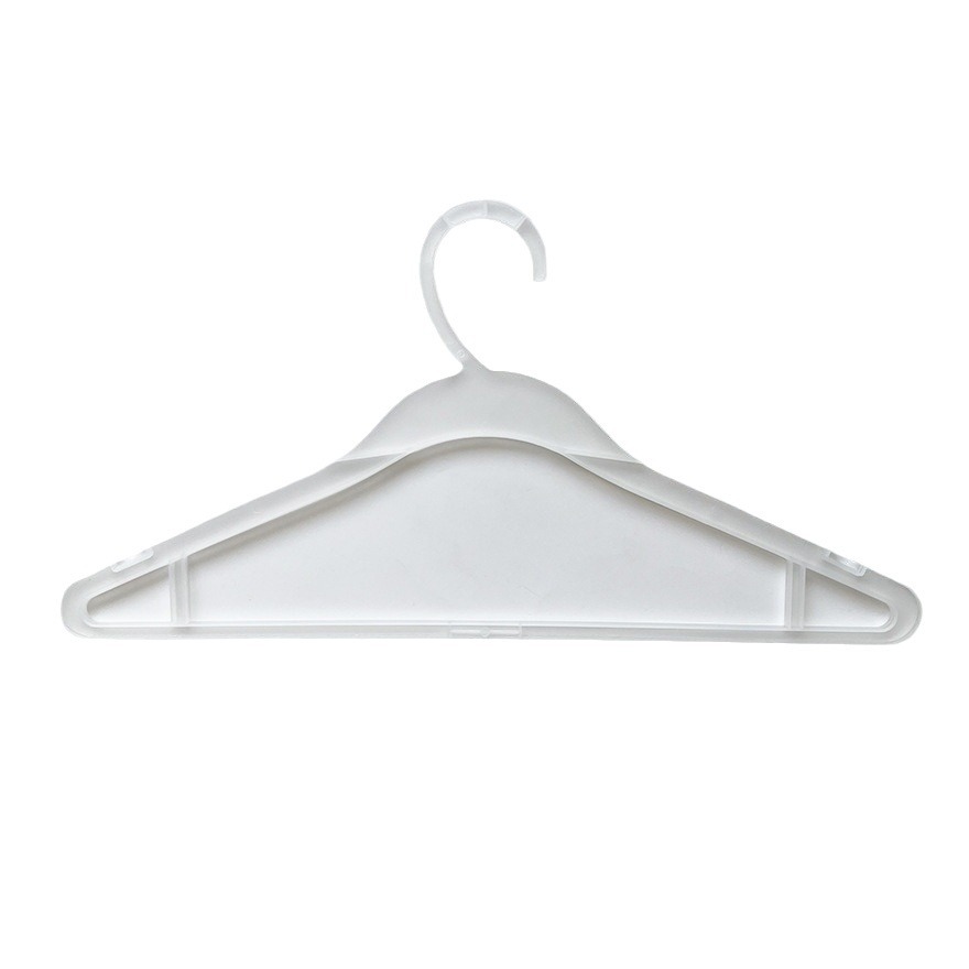 Percha de ropa de plástico negro ropa tienda de ropa blanca percha fábrica directa ropa de mujer pantalla nuevo material espesado no fácil de romper