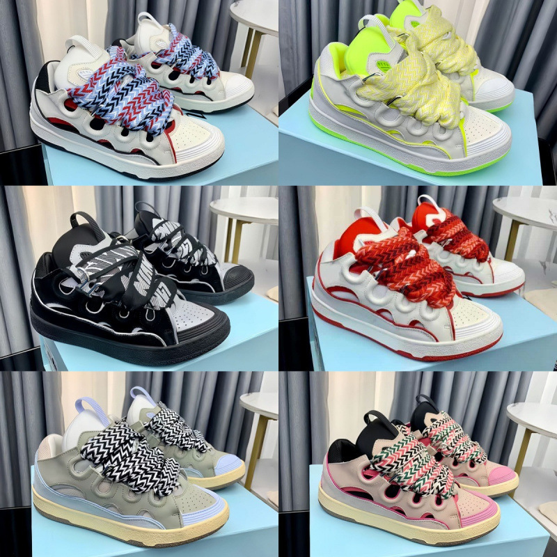 European-style thick-laced TF sneakers, fashionable and versatile, Korean hip-hop style, unisex high-top student shoes
