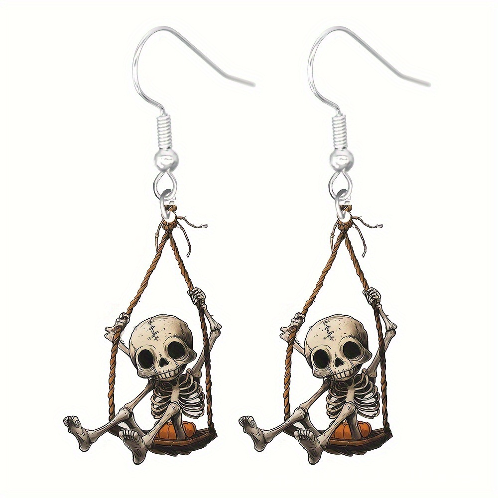 1 Pair Quantity 1 Pair Simple Style Classic Style Cartoon Character Arylic Drop Earrings