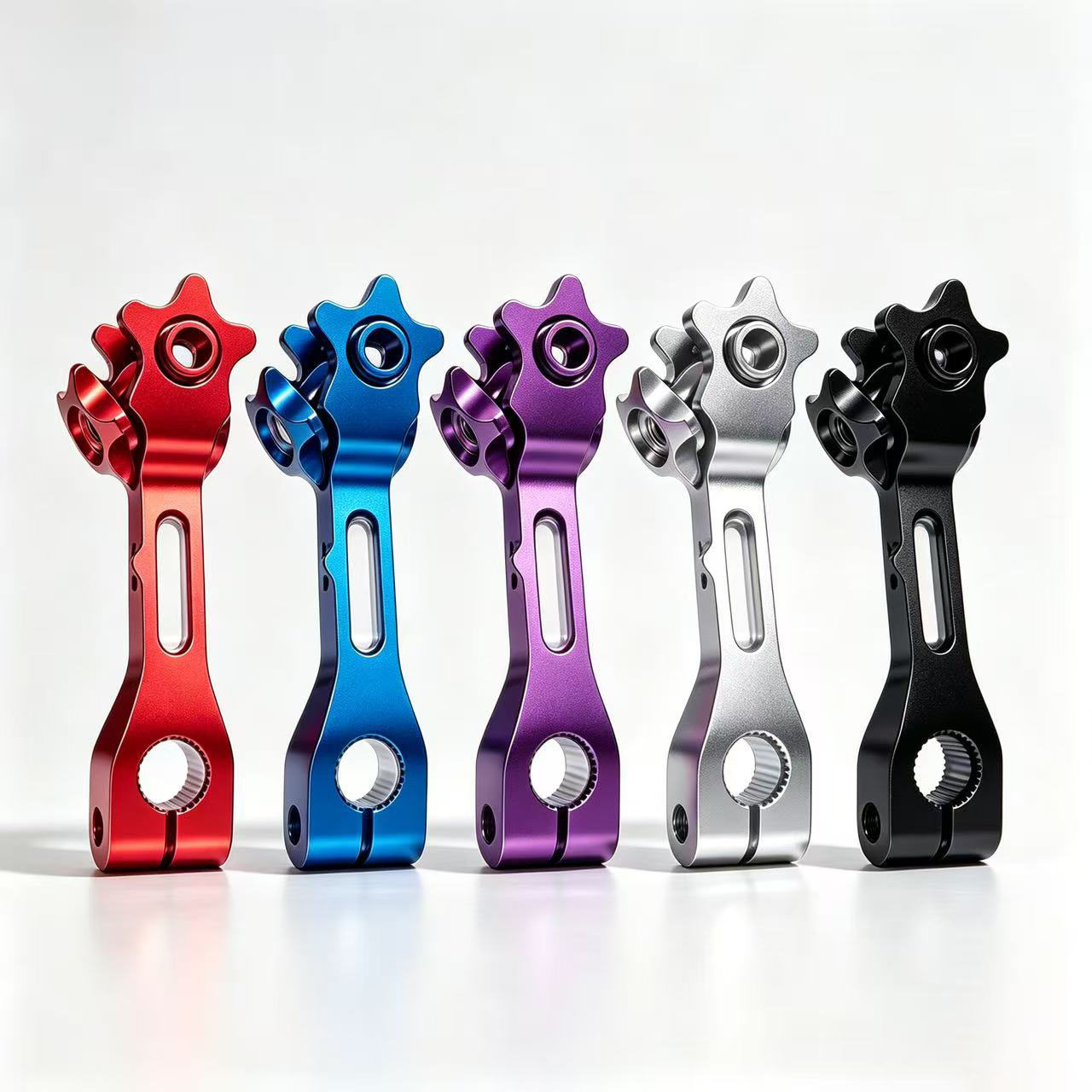 Motorcycle and Electric Vehicle Modification Parts Exclusively for Cross-Border Off-Road Use, Cnc Aluminum Alloy Brake Lever, Five-Pointed Star Rocker Arm Accessories