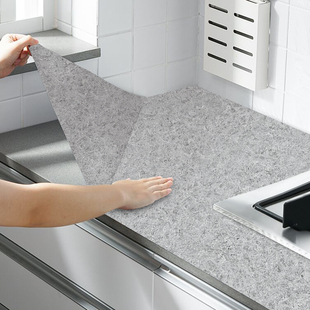 Thickened Kitchen Oil-Proof Stickers, High Temperature Resistant Stove Renovation Countertops, Self-Adhesive Waterproof and Moisture-Proof Wall Protection Films