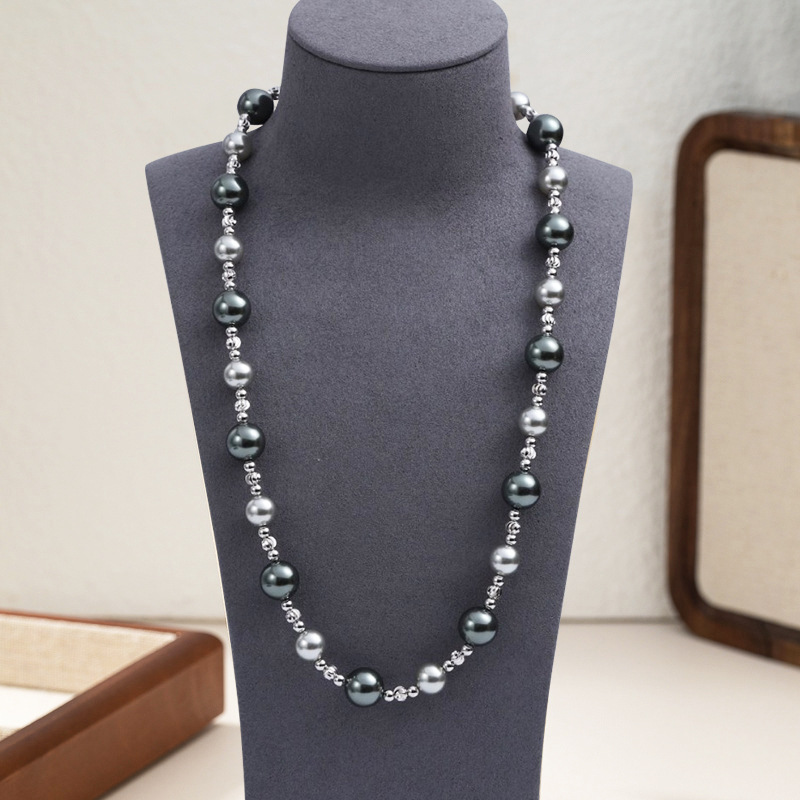Collana di perle elegante per donna girocollo versatile di lusso_voghion.com