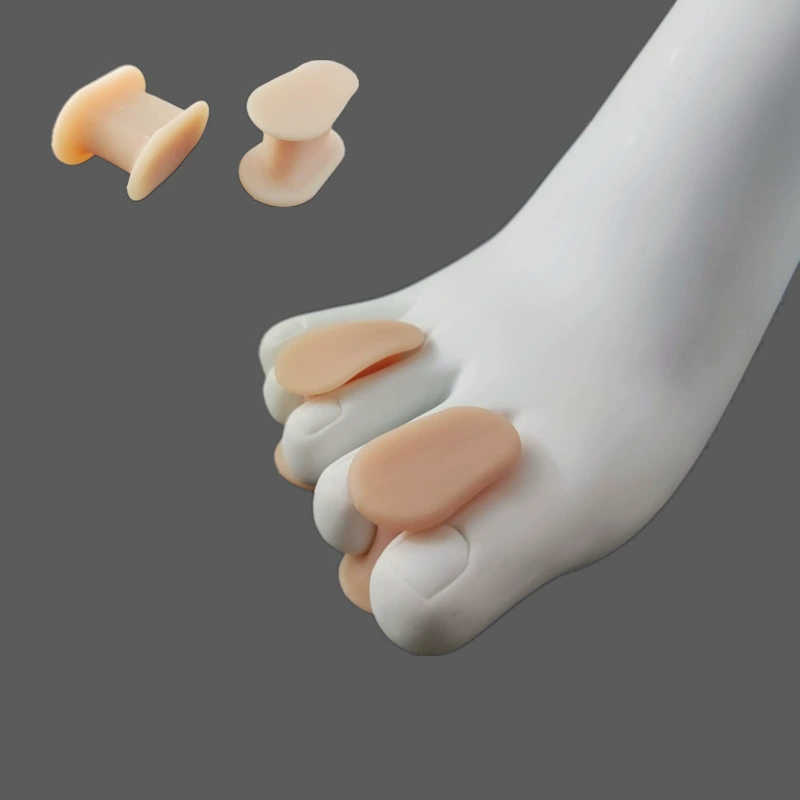 Разделитель для пальцев ног с большими листьями, для ежедневного использования, силиконовый разделитель для пальцев, корректор для пальцев ног.