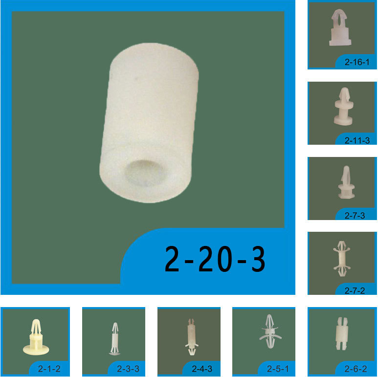 尼龙间隔柱线路板卡扣PC板间隔柱PCB塑胶支架绝缘飞机头隔离柱