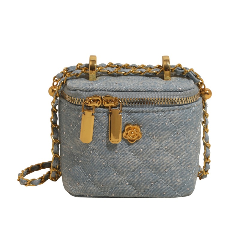 Bolso de cadena de moda de diamante para mujeres 2026 nuevo estilo pequeño bolso de viaje diario bolso de ocio simple bolso de mujer image 7
