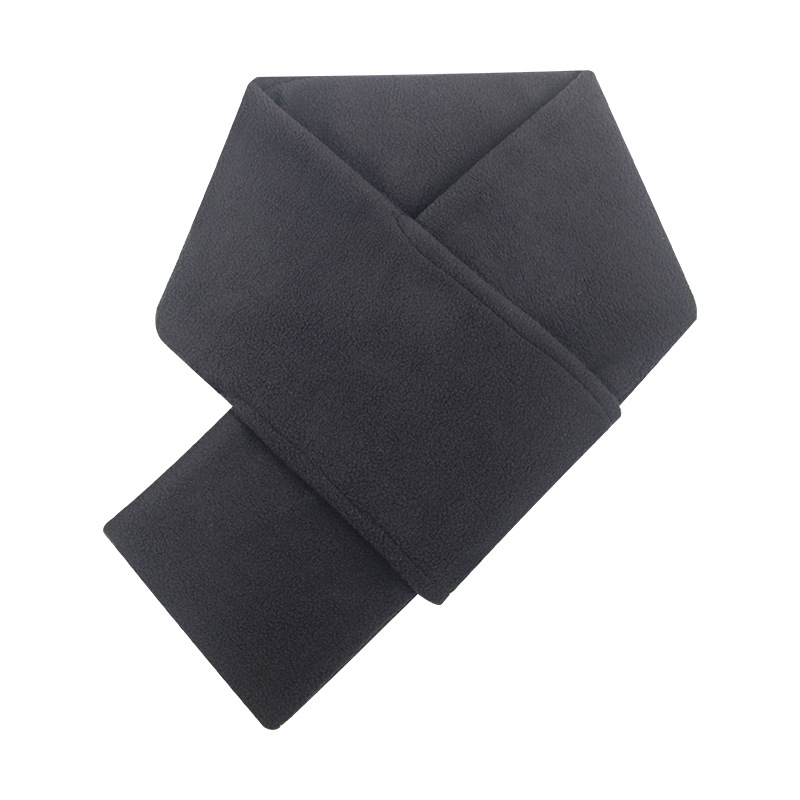 Bufandas cálidas de moda de invierno simple de color sólido para hombres agitando grano de terciopelo para proteger el cuello de las mujeres exportaciones transfronterizas