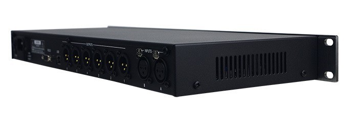 (2개) LEX DA206 2 인 6 아웃 전문 디지털 디바이더/시스템 프로세서