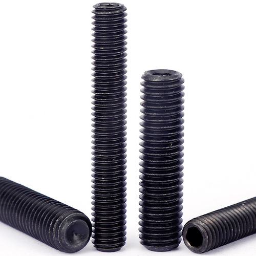12.9-level concave end hexagonal machine meter screw tightening screw stop-pay headless screw positioning jackscrew M3/M4/M5