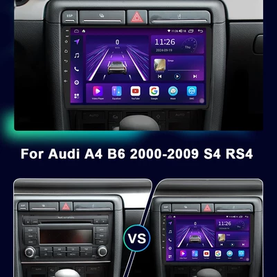 Audi A4 Android large screen DVD Navigation