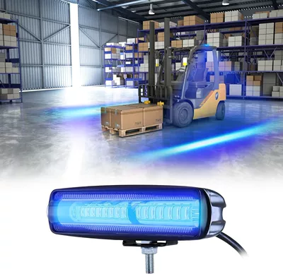 Forklift Construction Vehicle Area Warning İşçi projektorları - blue