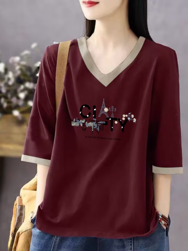 貿易クリアランス輸出綿100%半袖Tシャツレディース夏ゆったり大きいサイズお腹カバーカジュアル痩身トップス|undefined
